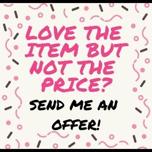 NEED TO CLEAR OUT CLOSET! ACCEPTING ALL OFFERS